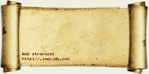 Jakov Aćimović vizit kartica